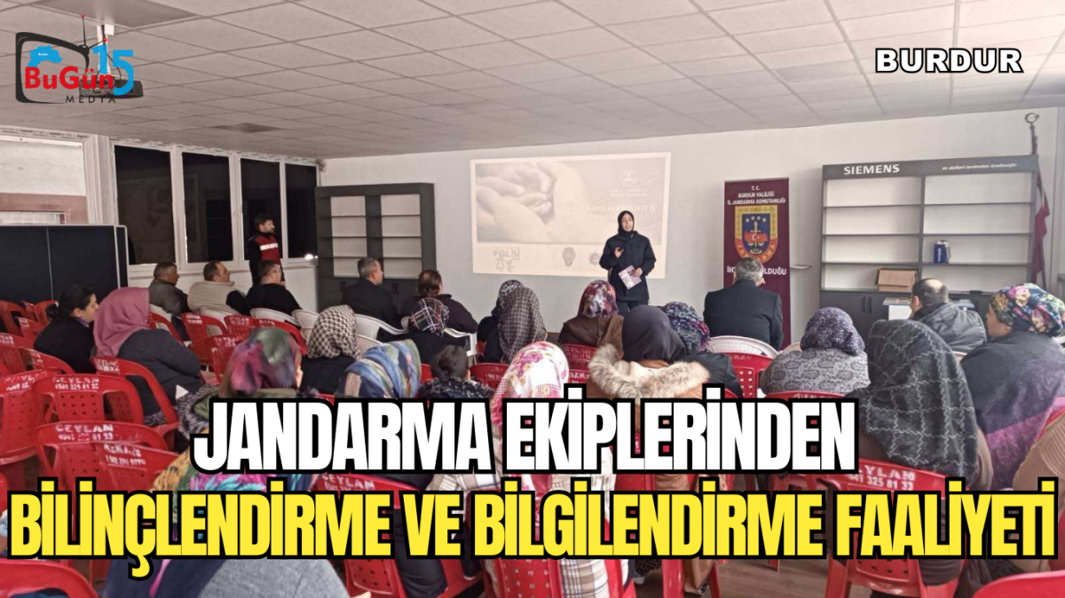 JANDARMA EKİPLERİNDEN BİLİNÇLENDİRME VE BİLGİLENDİRME FAALİYETİ