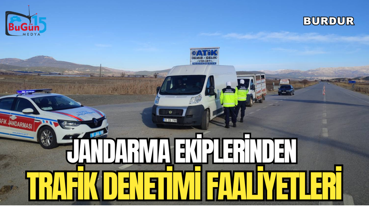 JANDARMA EKİPLERİNDEN TRAFİK DENETİMİ FAALİYETLERİ