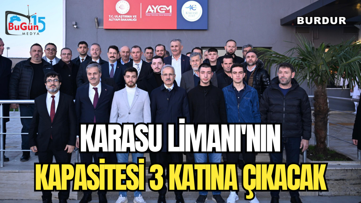 KARASU LİMANI'NIN KAPASİTESİ 3 KATINA ÇIKACAK